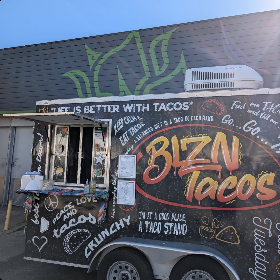The BLZN Tacos food truck